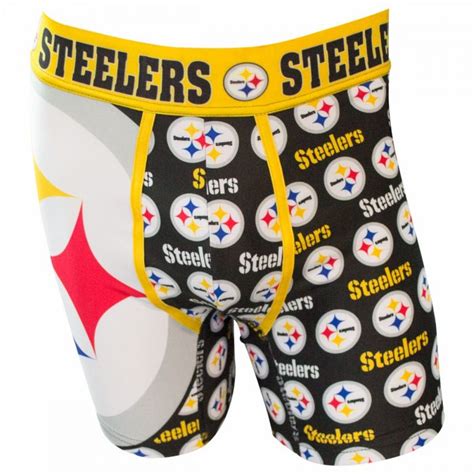 steeler boxer briefs|Pittsburgh Steelers Underwear, Steelers Boxers for Men.